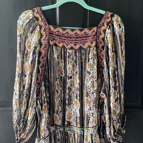 Free People Dance Magic Embroidered Mini Dress (S) - Picture 3 of 16